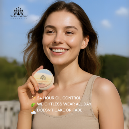 Global Fashion cushion BB cream close up pore minimizing smooth finish كريم اساس كوشن لقطة مقربة