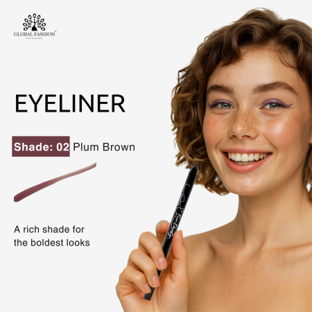 Matte gel eyeliner close up ultra fine tip colored shades ايلاينر ملون لقطة مقربة