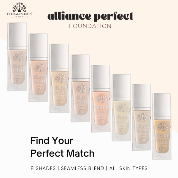 Global Fashion 24H foundation preview tone adapting full coverage كريم اساس يدوم طويلا