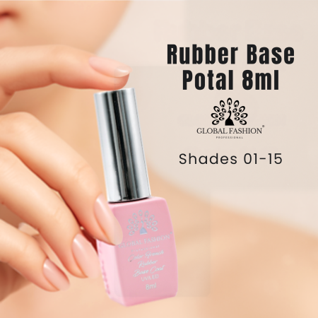 Close-up Rubber Base Potal 8ml 14 – Gold Foil Flakes
