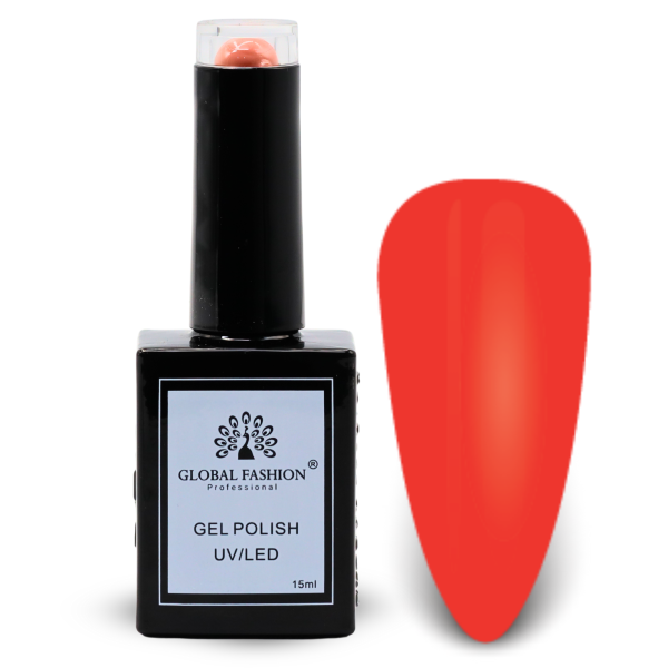 Sunset Sorbet Nail Polish 15ml UV LED | 41-Rose Dusk 1p Peach Coral Gel Nail Polish Bottle 15ml - UV LED Soak Off Nail Color UAE GCC | طلاء أظافر جل