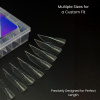 Nail Extension Tips 120pcs – Clear Dual Forms | Stiletto Nail Tips Close View Extension Kit | اطراف اظافر
Nail Extension Tips 120pcs – Clear Dual Forms | Stiletto Dual Nail Forms Detailed View | اظافر صناعية
