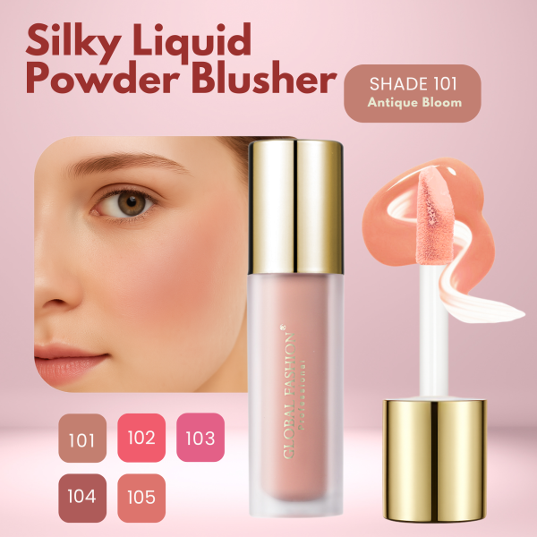 Global Fashion blusher preview natural glow finish احمر خدود