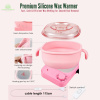Electric Wax Warmer for Hair Removal Fast Heating | Black Wax Heater Close Up - Hair Removal Machine Detail UAE GCC | جهاز شمع صورة مقربة