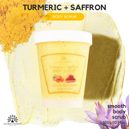 Global Fashion Body Scrub 300g – Collagen Exfoliating | Turmeric & Saffron Body Scrub Close View Skin Exfoliator | مقشر الجسم
Global Fashion Body Scrub 300g – Collagen Exfoliating | Turmeric & Saffron Natural Skin Scrub Detailed View | سكراب الجسم