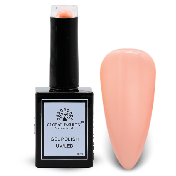Sunset Sorbet Nail Polish 15ml UV LED | 39-Washed-Out Crimson 1p Peach Coral Gel Nail Polish Bottle 15ml - UV LED Soak Off Nail Color UAE GCC | طلاء أظافر جل