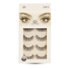3D false eyelashes close up soft fluffy strip lashes رموش صناعية لقطة مقربة