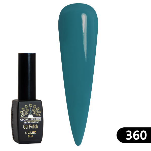 Gel polish BLACK ELITE 360, Global Fashion 8 ml