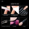 Global Fashion Gel Tips 4in1 01 Set – 192pcs Nail Extension Tips
