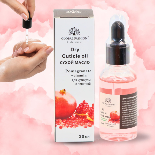 Global Fashion Professional Cuticle Oil – Natural Nail & Skin Care Blend