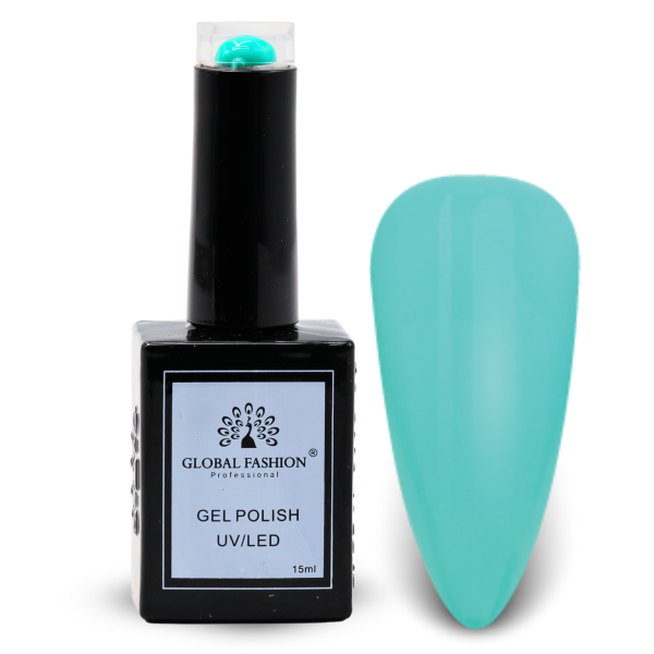 Garden Greens Nail Polish 15ml UV LED | 101-Hammam Blue 1p Mint Blue Gel Nail Polish Bottle 15ml - UV LED Soak Off Nail Color UAE GCC | طلاء أظافر جل