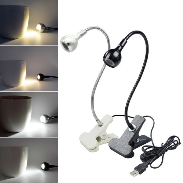 Mini UV/LED Nail Dryer 3W  – Professional Gel Lamp with Climp | Black uv led nail lamp 50w fast gel curing manicure device مصباح اظافر احترافي