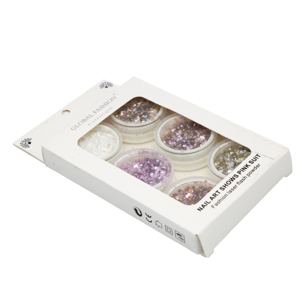 Decor for nail design, Global Fashion set No. 12, 6 pcs.