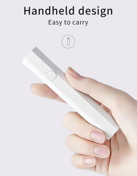 Global Fashion Mini LED Nail Lamp – USB Handheld Gel Curing | Octagon White uv led nail lamp 50w fast gel curing manicure device مصباح اظافر احترافي