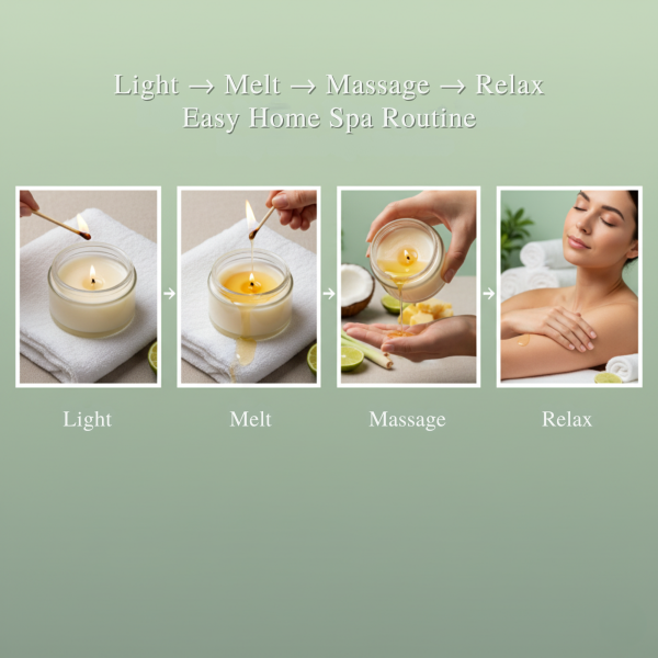 Global Fashion 30 ml Massage Candle – 21 Aromatherapy Scents