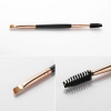 Rose Gold Foundation, Concealer, Powder, Blush and Eyeshadow Brush Close Up - High Density Synthetic Vegan Bristles | فرش مكياج احترافية شعيرات ناعمة