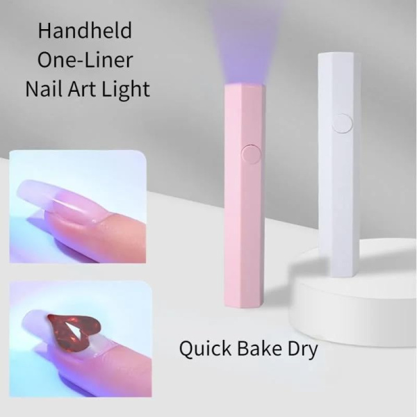 Global Fashion Mini LED Nail Lamp – USB Handheld Gel Curing | Octagon White uv led nail lamp 50w fast gel curing manicure device مصباح اظافر احترافي