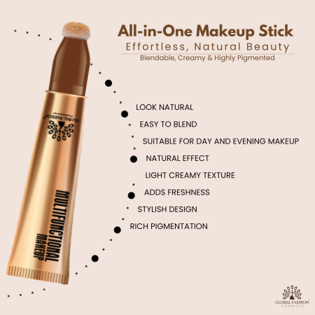 Global Fashion makeup stick close up cushion applicator glow finish ستيك مكياج لقطة مقربة