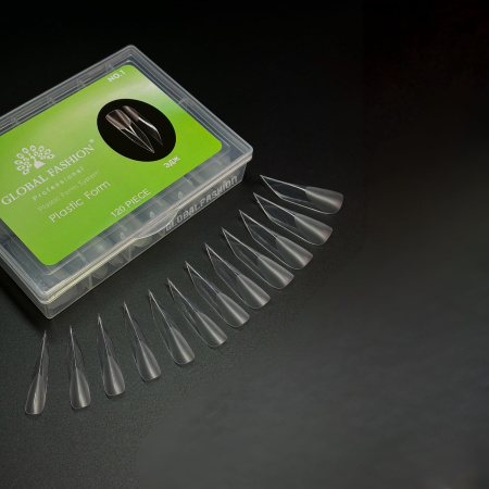Dual Nail Forms 120pcs – Clear Extension Forms | Stiletto Nail Tips Close View Extension Kit | اطراف اظافر
Dual Nail Forms 120pcs – Clear Extension Forms | Stiletto Dual Nail Forms Detailed View | اظافر صناعية