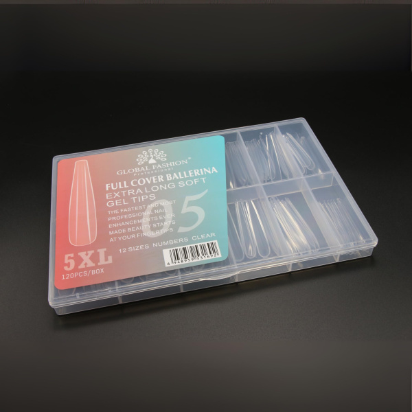 Full Cover Gel Tips 120pcs – Clear Nail Extensions | Ballerina Nail Extension Tips Gel Forms Kit | اطراف اظافر
Full Cover Gel Tips 120pcs – Clear Nail Extensions | Ballerina Dual Nail Forms Reusable Extensions | اظافر صناعية