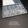Full Cover Gel Tips 120pcs – Clear Nail Extensions | Ballerina Nail Tips Close View Extension Kit | اطراف اظافر
Full Cover Gel Tips 120pcs – Clear Nail Extensions | Ballerina Dual Nail Forms Detailed View | اظافر صناعية