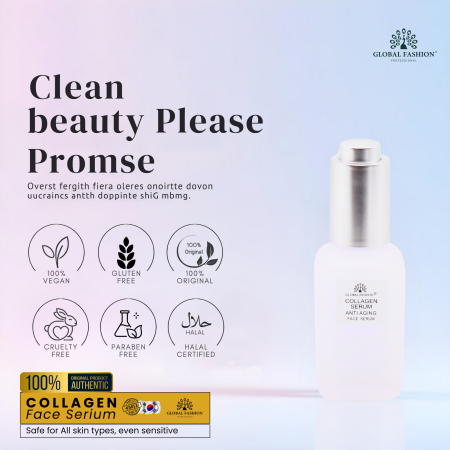 Advanced Collagen Face Serum – Firming & Hydrating Serum Close Up - Hydrating Anti Aging Facial Treatment | سيروم للوجه صورة مقربة