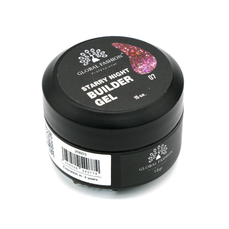 Global Fashion Starry Night Builder Gel – 15g | Professional Nail Extension Gel
جل بيلدر ستاري نايت من جلوبال فاشن – 15 جرام | جل تمديد أظافر احترافي
