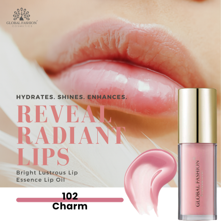 Global Fashion lip oil gloss close up glossy hydrated lips جلوس لامع لقطة مقربة