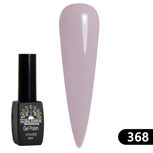 Gel polish BLACK ELITE 368, Global Fashion 8 ml