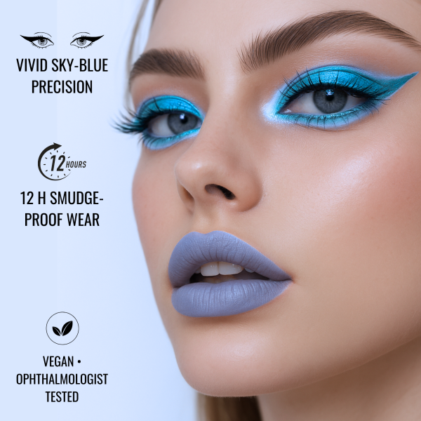 Waterproof gel eyeliner pen 0.3g precision tip smudge proof ايلاينر جل مقاوم للماء