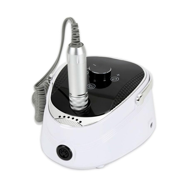 BQ730 Cordless Nail Drill 35000 RPM LED LCD | White Cordless Nail Drill 35000 RPM LED LCD Electric Nail File UAE GCC | جهاز أظافر