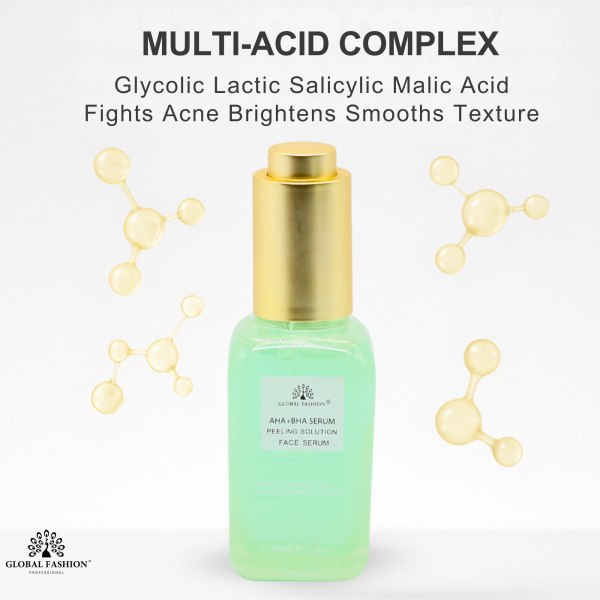 AHA BHA Peeling Solution Face Serum Face Serum Bottle 50ml - Anti Aging Hydrating Skincare Serum UAE GCC | سيروم للوجه