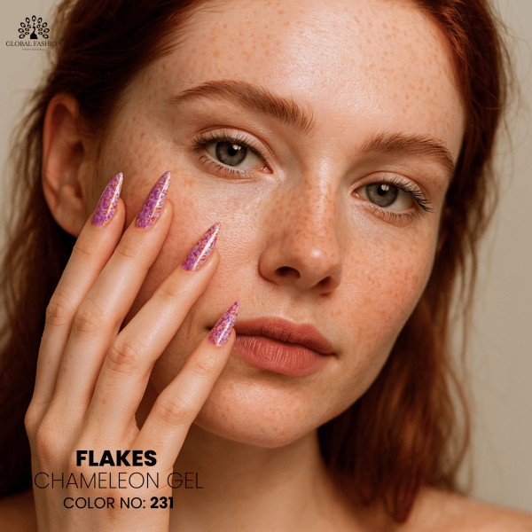 Gel polish Flakes Chameleon 15 ml, 231