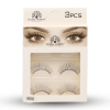 False eyelashes close up fluffy natural reusable strips رموش صناعية لقطة مقربة