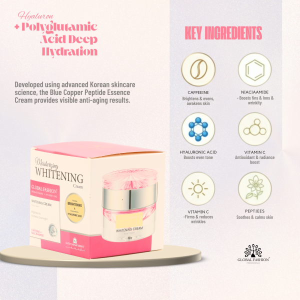 Niacinamide Whitening Face Cream 30g Face Cream Jar 30g - Hydrating Anti Aging Skincare Moisturizer UAE GCC | كريم وجه مرطب