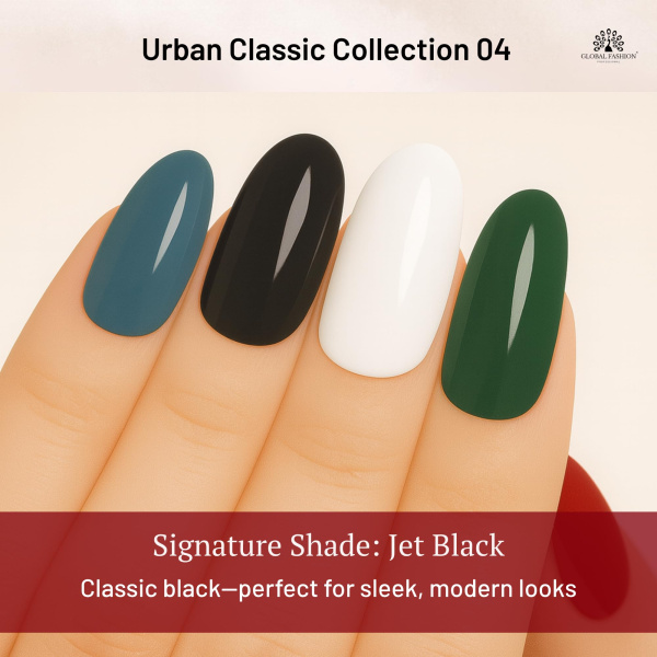 Black Elite Gel Nail Polish Set 6x8ml – UV/LED | Urban Classic Gel Nail Polish Set UV LED High Shine | طلاء اظافر جل
Black Elite Gel Nail Polish Set 6x8ml – UV/LED | Urban Classic Nail Gel Polish Set Long Lasting | مناكير جل