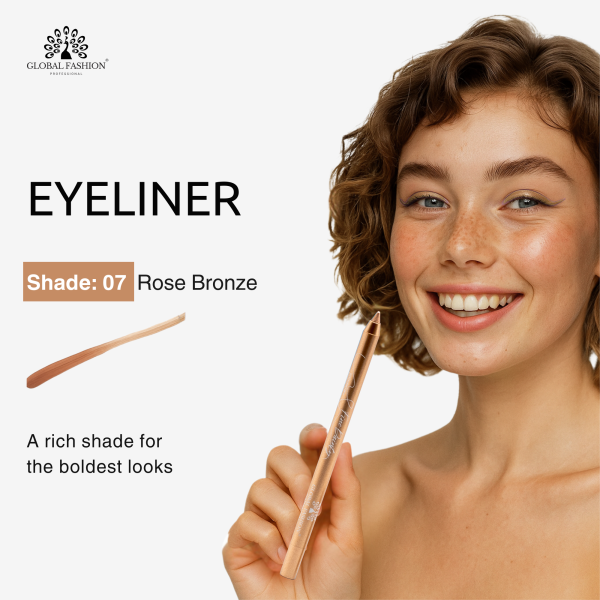 Waterproof gel eyeliner matte precision twist up smudge proof ايلاينر جل مقاوم للماء