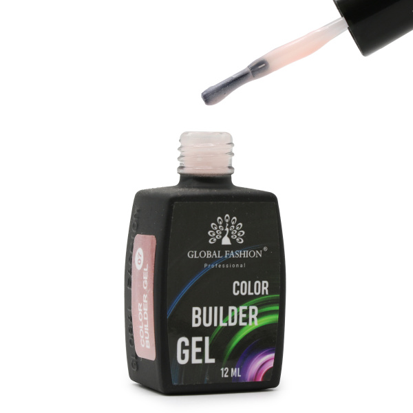 Global Fashion Color Builder Gel 12ml | Nail Extension Gel | جل بيلدر ملون
