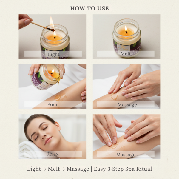 Global Fashion 30 ml Massage Candle – 21 Aromatherapy Scents