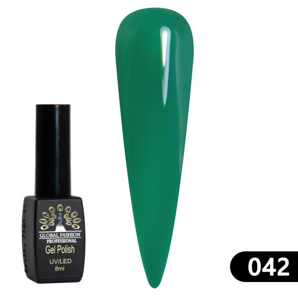 Gel polish BLACK ELITE 042, Global Fashion 8 ml