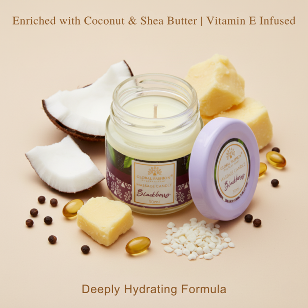 Global Fashion 30 ml Massage Candle – 21 Aromatherapy Scents