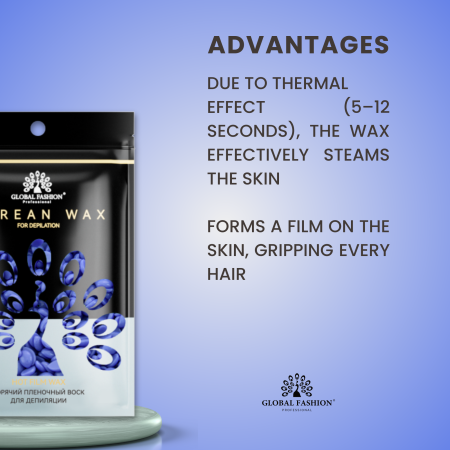 Aloe Korean hard wax for sensitive skin depilation 100g