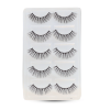 3D false eyelashes close up soft fluffy strip lashes رموش صناعية لقطة مقربة