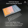 Full Cover Gel Tips 120pcs – Clear Nail Extensions | Square Nail Tips Close View Extension Kit | اطراف اظافر
Full Cover Gel Tips 120pcs – Clear Nail Extensions | Square Dual Nail Forms Detailed View | اظافر صناعية