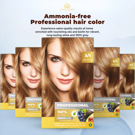 Hair dye close up smooth creamy texture صبغة شعر لقطة مقربة