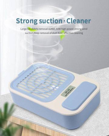 Cordless Nail Dust Collector Close View Powerful Vacuum | جهاز شفط اظافر لاسلكي
Rechargeable Nail Vacuum HEPA Detailed View | مكنسة اظافر