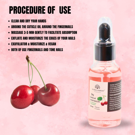 Global Fashion Cuticle Oil – Natural Blend of Olive, Coconut, Lavender, Rosemary & Jojoba Oils
