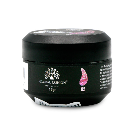 Global Fashion Starry Night Builder Gel – 15g | Professional Nail Extension Gel
جل بيلدر ستاري نايت من جلوبال فاشن – 15 جرام | جل تمديد أظافر احترافي
