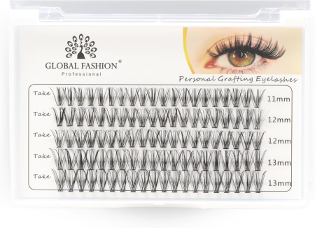Premade lash fans close up fluffy volume eyelash extensions رموش اكستنشن لقطة مقربة