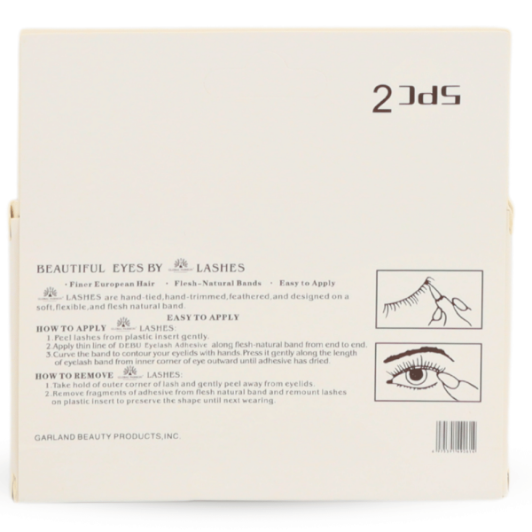 3D wispy false eyelashes reusable natural look 4pcs رموش صناعية 3D